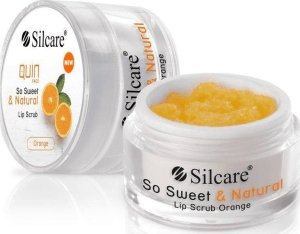 Silcare Quin So Sweet & Natural Lip Scrub peeling do ust Orange 15g 1