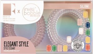 Invisibobble Rosie Fortescue Slim zestaw gumek do włosów Pink Glasses 1