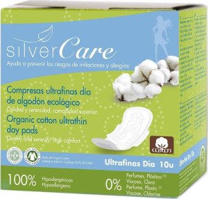 Masmi Silver Care ultracienkie bawełniane podpaski na dzień ze skrzydełkami z bawełny organicznej 10szt 1