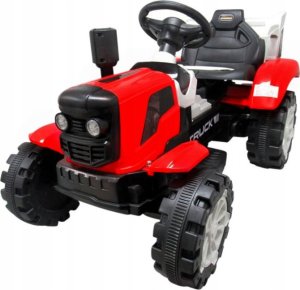 R-Sport TRAKTOREK C2 zielony na akumulator z przyczepką Muzyka 3