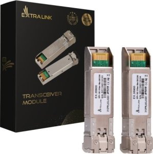 ExtraLink Extralink SFP+ 10G 2-pack | Moduł SFP+ | 10Gbps, LC/UPC, 1310nm, 10km, single mode, DOM 1