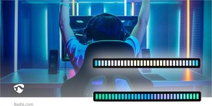 Dekoracja świąteczna Nedis Nedis GALDP110BK oświetlenie dekoracyjne Podświetlana Czarny 64 lamp(y) LED 12