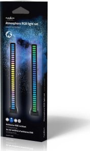 Dekoracja świąteczna Nedis Nedis GALDP110BK oświetlenie dekoracyjne Podświetlana Czarny 64 lamp(y) LED 9