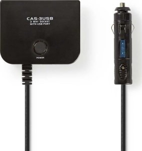 Zasilacz do laptopa Nedis Nedis DCPA001 adapter zasilający/ inwentor Czarny 2