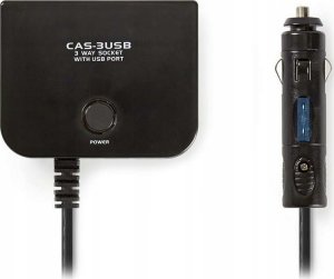 Zasilacz do laptopa Nedis Nedis DCPA001 adapter zasilający/ inwentor Czarny 4