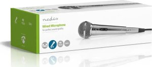 Mikrofon Nedis Nedis MPWD45GY mikrofon Srebrny Mikrofon instrumentalny 4