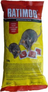 Ratimor Trutka miękka / pasta 1kg Bromadiolone folia / czerwona 2