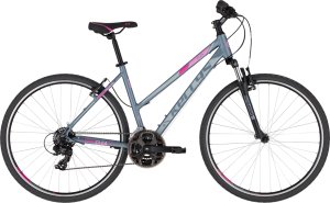 Kellys Kellys CLEA 10 GREY PINK 28" CROSS Wybierz rozmiar ramy: S 1