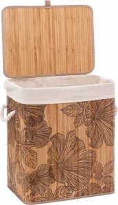 Kosz na pranie 5five Kosz na pranie BAMBOO z motywem kwiatów, 60 l 3