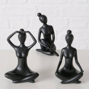 Boltze Figurka dekoracyjna Joga, kobieta, 10 cm 5