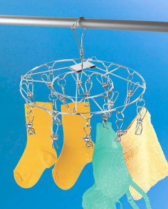 Maximex Mała suszarka na pranie ze stali nierdzewnej, Ø 27 cm 3