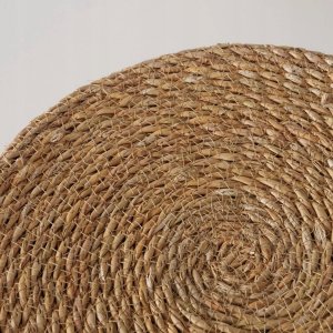 Boltze Zestaw koszy z trawy morskiej Sophy, plecione z pokrywką 4