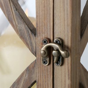 Boltze Lampiony drewniane KAROL, duże, 2 sztuki 5