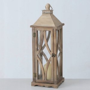 Boltze Lampiony drewniane KAROL, duże, 2 sztuki 6