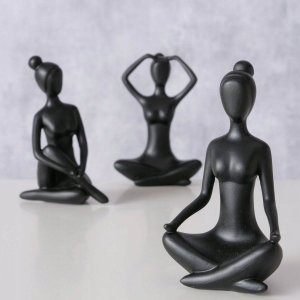 Boltze Figurka dekoracyjna Joga, kobieta, 10 cm 5