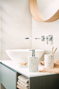 Zeller Kubek na szczoteczki TERRAZZO, Ø 8,2 cm 3