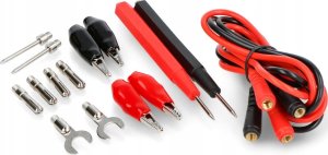 DPM Przewody i końcówki do miernika elektrycznego, cat. III, 2 A / 800 V, 15 elementów 2