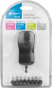Zasilacz DPM Zasilacz uniwersalny, 18 W, 1500 mA, 8 końcówek 9