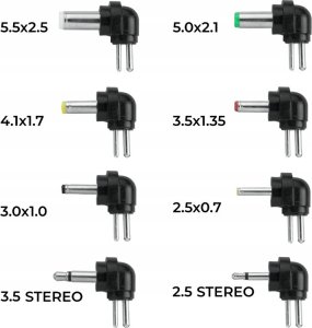 Zasilacz DPM Zasilacz uniwersalny, 30 W, 2500 mA, 8 końcówek 8