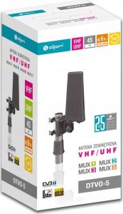 Antena RTV DPM Antena zewnętrzna DVB-T / DVB-T2 DPM DTVO5 z filtrem LTE, 45 dB 3