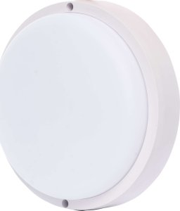Germina Oprawa piwniczna LED, 15 W, 1250 lm, 4000 K, IP54, okrągła, biała, GERMINA 2
