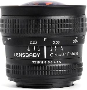 Obiektyw Lensbaby 5.8mm f/3.5 Fisheye Pentax K (LBCFEP) 1