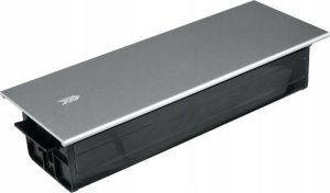 DPM Listwa przedłużacza wpuszczana w blat, bez przewodu, 3 gniazda, srebrna 3