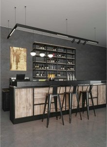 DPM Zestaw linkowy do szyn magnetycznych, czarny, M-LINE 4