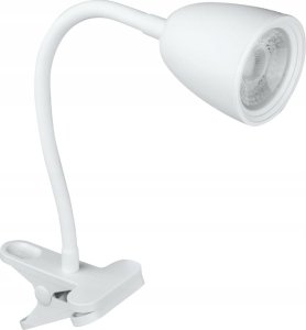 Lampka biurkowa DPM Lampka biurkowa LED z klipsem, 4 W, 420 lm, 4000 K, biała 1