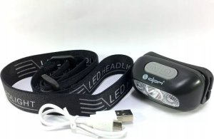 Latarka DPM Lampa czołowa COB ładowalna, 250 lm, IPX5 4