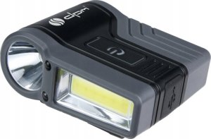 Latarka DPM Lampa czołowa COB/XPE, ładowalna, 300 lm 12