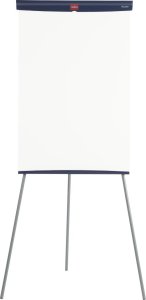 Flipchart Nobo Nobo Basic Steel Tripod Magnetic Flipchart Easel, Freestanding, Portrait, Steel, Silver, White, 680 mm, 680 mm 1