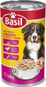 Basil Karma mokra dla psa BASIL z drobiem puszka 1250 g 1