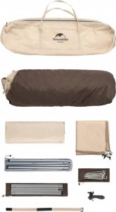 Namiot turystyczny Naturehike Namiot ango 3 vinyl cnk2300zp014-khaki NATUREHIKE 3