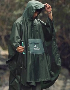 Naturehike Peleryna color matching raincoat cnh23rg001-army green NATUREHIKE 2
