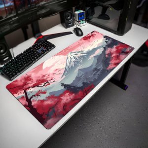 Podkładka Tilt PODKŁADKA GAMINGOWA Japoński Las 90x40 TILT Gamingowa Antypoślizgowa 2