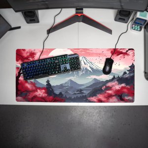 Podkładka Tilt PODKŁADKA GAMINGOWA Japoński Las 90x40 TILT Gamingowa Antypoślizgowa 4