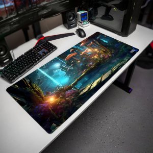 Podkładka Tilt PODKŁADKA POD KLAWIATURĘ Tajemniczy Las 90x40 TILT Na biurko Dla gracza XL 2