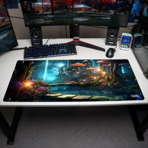 Podkładka Tilt PODKŁADKA POD KLAWIATURĘ Tajemniczy Las 90x40 TILT Na biurko Dla gracza XL 3