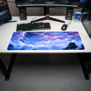 Podkładka Tilt DUŻA PODKŁADKA POD MYSZKĘ Nocne Chmury 80x30 TILT Na biurko Wodoodporna 2