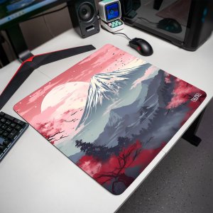 Podkładka Tilt PODKŁADKA POD MYSZ MYSZKĘ Japoński Las 50x50 TILT Wytrzymała XXL Gamingowa 2