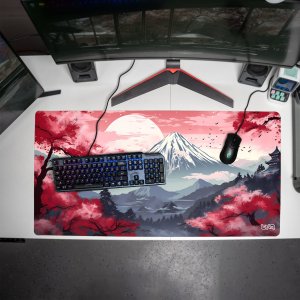 Podkładka Tilt PODKŁADKA POD MYSZKĘ XXL Japoński Las 100x50 TILT Antypoślizgowa 4