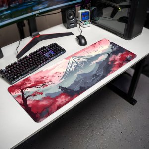 Podkładka Tilt PODKŁADKA POD MYSZ MYSZKĘ Japoński Las 80x30 TILT Duża Gamingowa Na biurko 2
