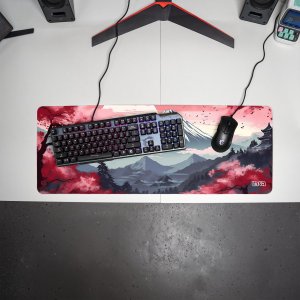 Podkładka Tilt PODKŁADKA POD MYSZ MYSZKĘ Japoński Las 80x30 TILT Duża Gamingowa Na biurko 4