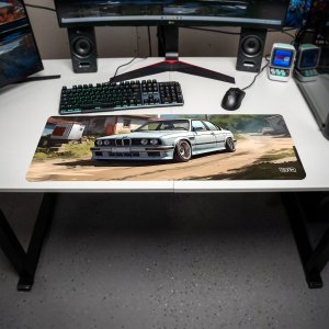 Podkładka Tilt PODKŁADKA POD MYSZKĘ XXL Drifterzy na Wsi 80x30 TILT Duża Gamingowa 3