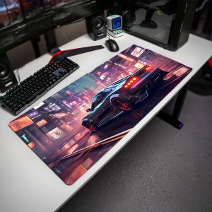 Podkładka Tilt PODKŁADKA POD MYSZ MYSZKĘ Tokio po Zmroku 90x40 TILT Na biurko Duża 2