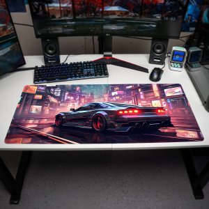 Podkładka Tilt PODKŁADKA POD MYSZ MYSZKĘ Tokio po Zmroku 90x40 TILT Na biurko Duża 3