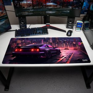 Podkładka Tilt PODKŁADKA POD MYSZ MYSZKĘ Yokohama Nocą 90x40 TILT XXL Duża XL Na biurko 2