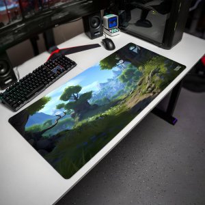 Podkładka Tilt PODKŁADKA POD KLAWIATURĘ Lasy Pinevale 90x40 XL Wodoodporna 2