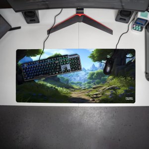 Podkładka Tilt PODKŁADKA POD KLAWIATURĘ Lasy Pinevale 90x40 XL Wodoodporna 4